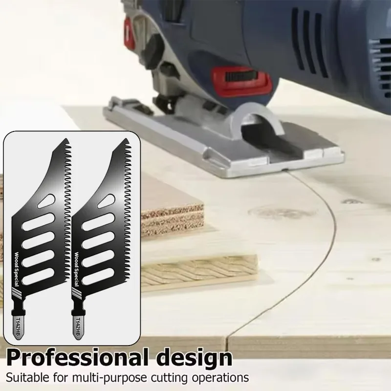 Lames de scie sauteuse à tige en T T142HB, en acier au carbone, dents remplaçables, pour le travail du bois, espaces serrés, outils de coupe, vente en gros