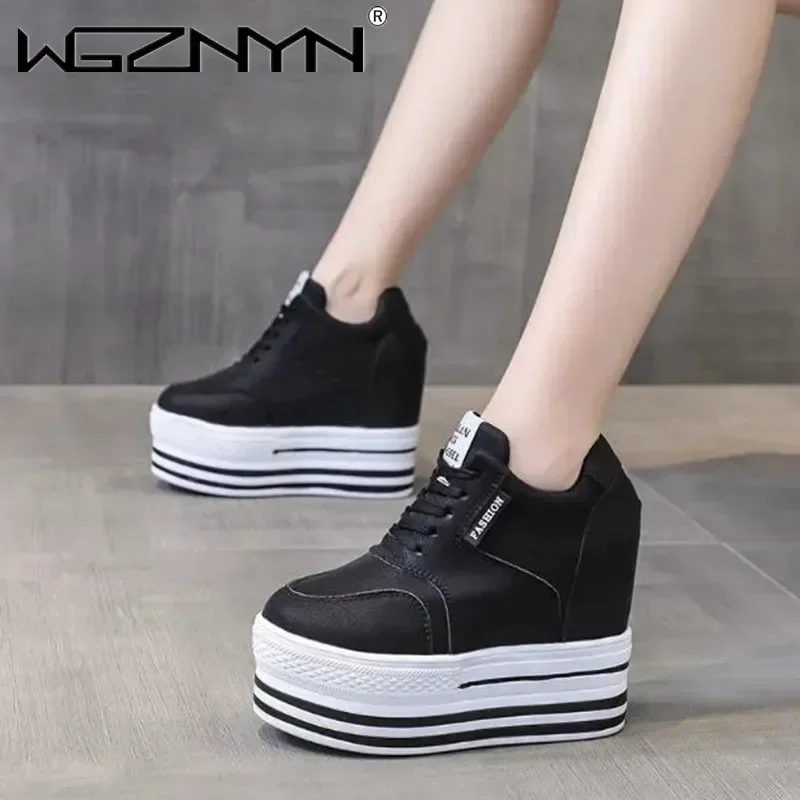 

Роскошные брендовые кроссовки на очень высоком массивном каблуке, женские повседневные туфли на толстой подошве, увеличивающие рост, женские кроссовки Zapatos De Mujer