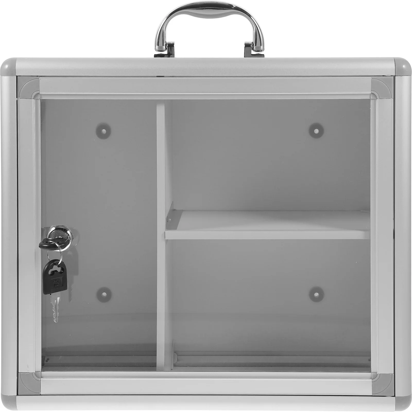 Настенные коробки для хранения с замком, бытовые лекарства для сейфа, серебристый
