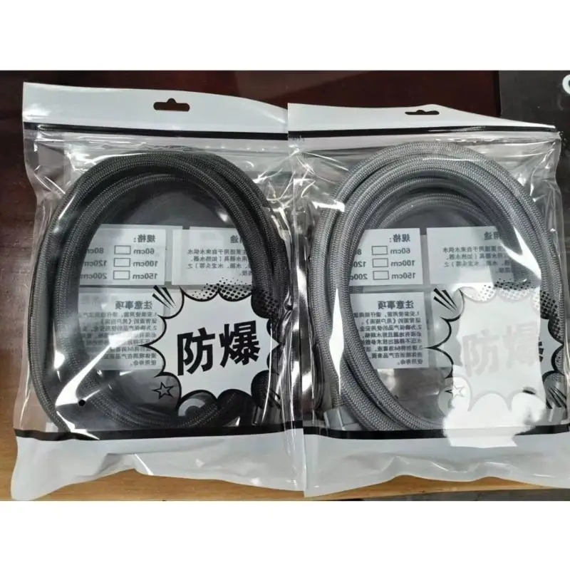 652F Shower Hose Flexible Designs Long Shower Hose Universal Shower Hose Connector Nylon Hose for Handheld Showers & Bidets