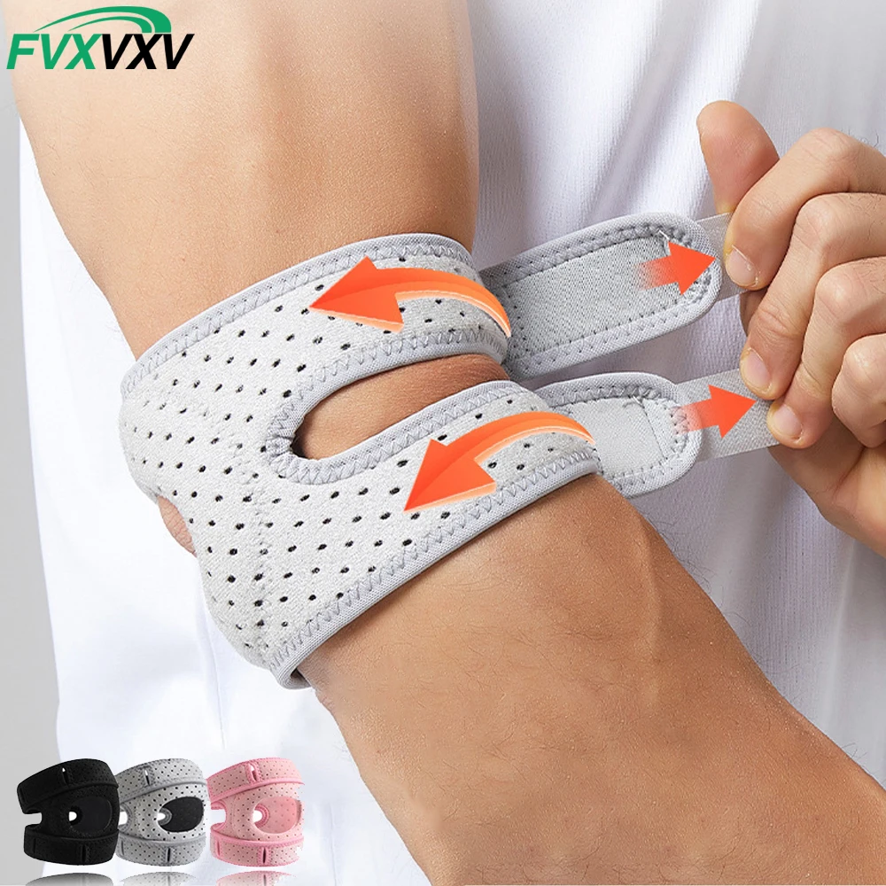 1PCS Breathable Neoprene Elbow Brace,Adjustable Arm Support Strap for Tennis Elbow, Golfer's Elbow, Tendonitis, Arthritis Relief