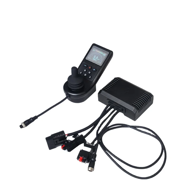 

360 Degree Intelligent Joystick Separate Controller Brushed Lcd Screen Controller Parts Kit Motor 24V Wheelchair Motor