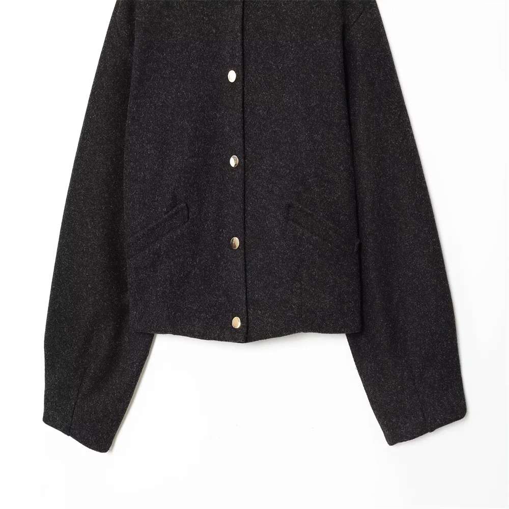 Veste de pilote douce pour femme, nouvelle mode d'hiver, polyvalente, couleur unie, ourlet élastique