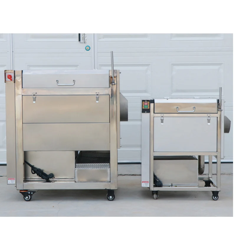 High Quality Efficiency Ginger Cleaning Processing Machine Small Cassava Potato  Peeler Peeling And Washing Machine