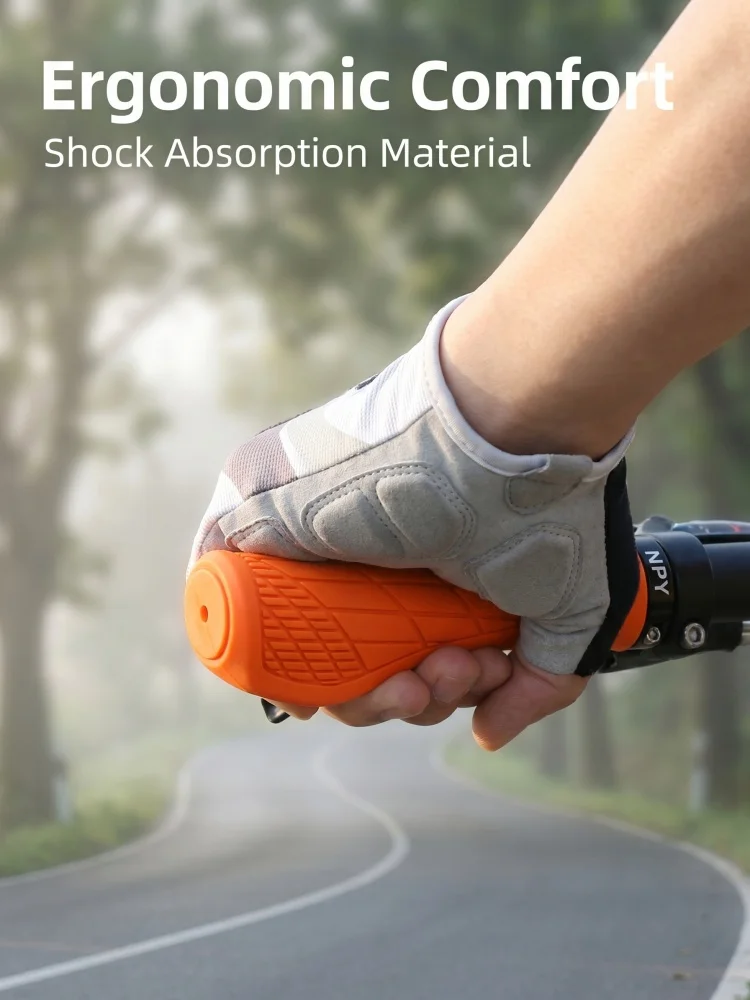 AliExpress NONE NPY Bicycle Handlebar Grip Ruber Bike Handle Bar Grips Shock Absorbing Lockable MTB Cuffs Cycling Accessories