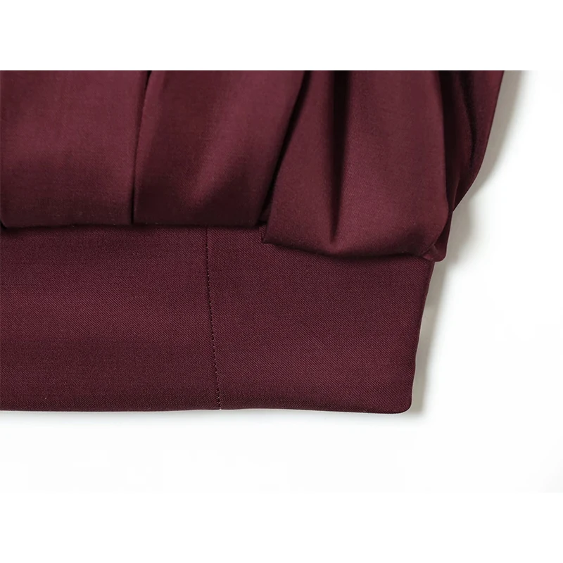 YENKYE أزياء المرأة الجديدة السباغيتي الأشرطة النبيذ الأحمر بالون كاميس مثير المحاصيل الأعلى #5