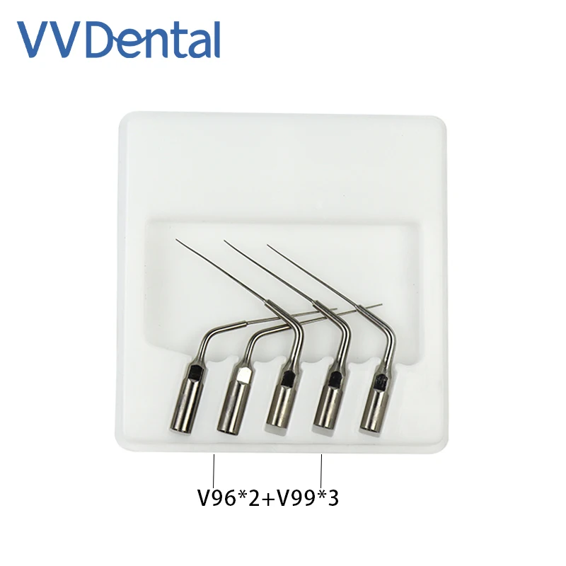 

5 pcs VVDENTAL Root Canal Washing Device RW5 Working tips Handle Prompt V96 and V99 Model Root Canal Needle Original Endo Prompt