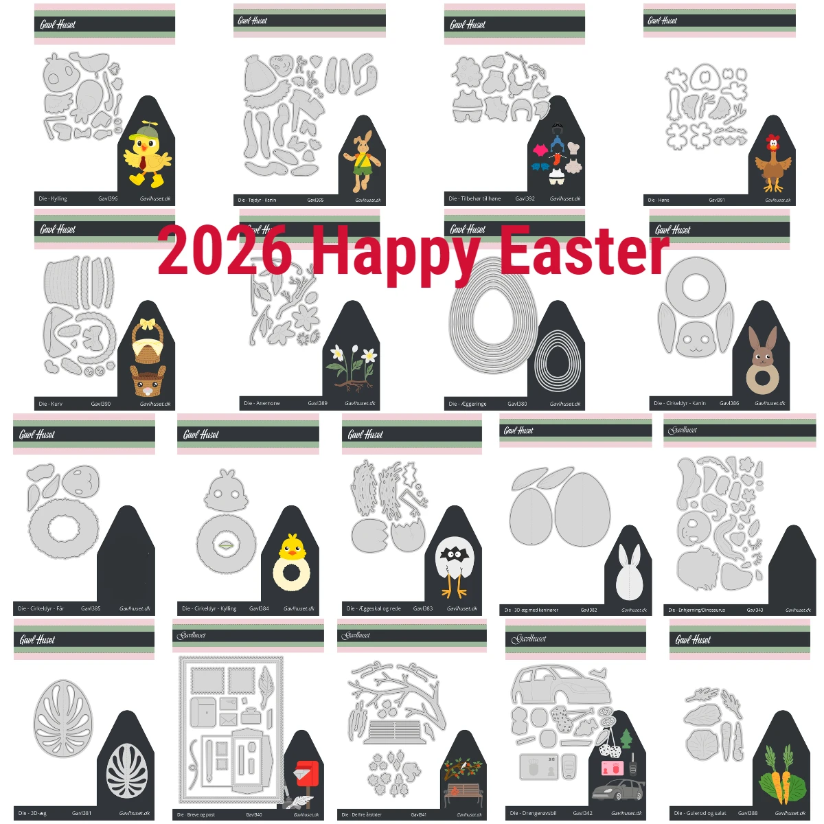 

Happy Easter 3D Eggs Chicken Parts Metal Cutting Dies For DIY Scrapbooking Photo Cutting Die Paper Cards Embossing Decorative
