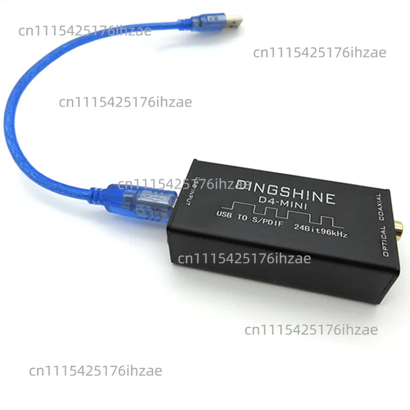 Fiber/coaxial digital source code output ，Digital-analog isolation transformer D4-Mini USB sound card decoder, AC3 DTS 5.1