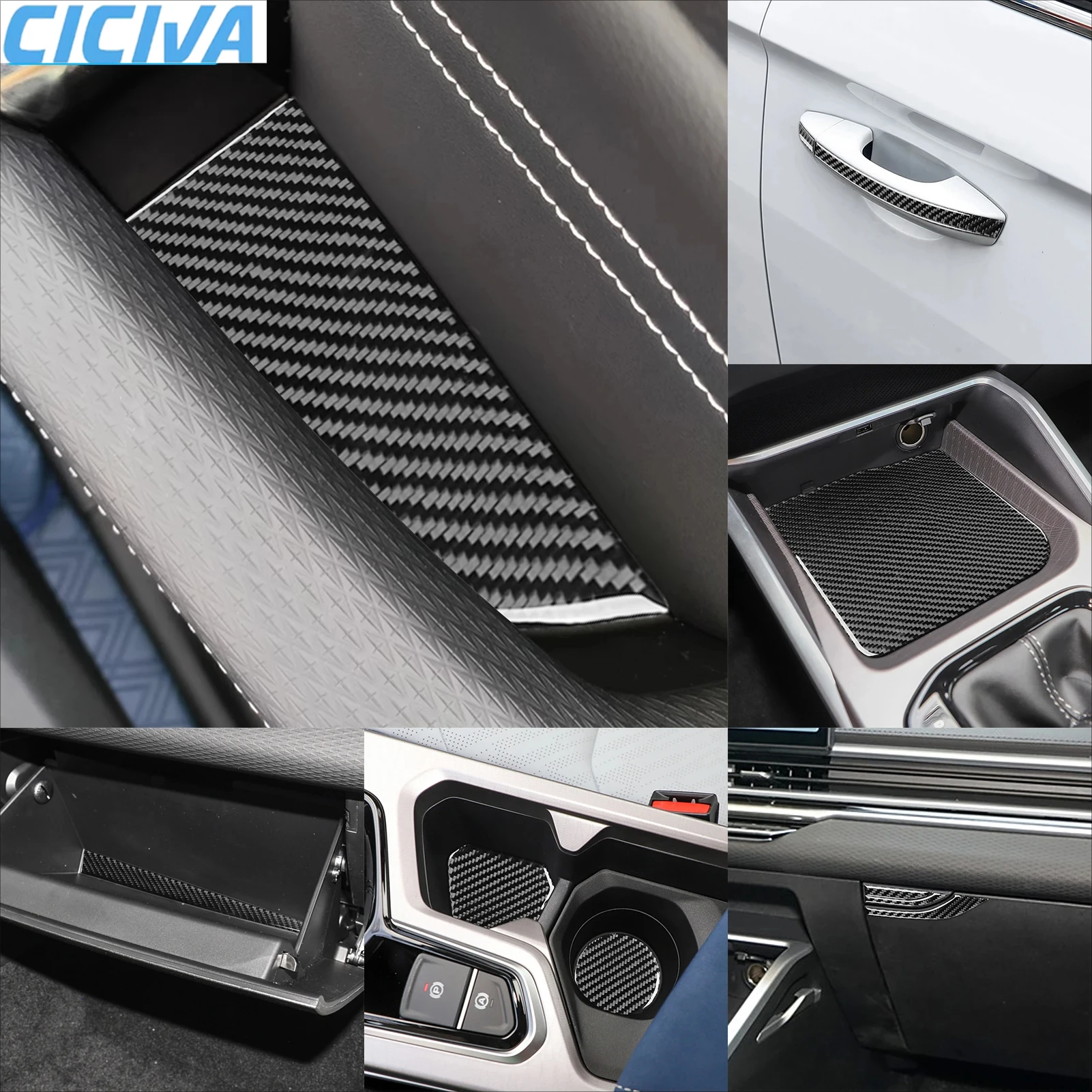 

For Geely Emgrand 4th 2022-2025 for Proton S70 2021-2024 Carbon Fiber Gear Shift Window Lift Accessories Interior Cover Stickers