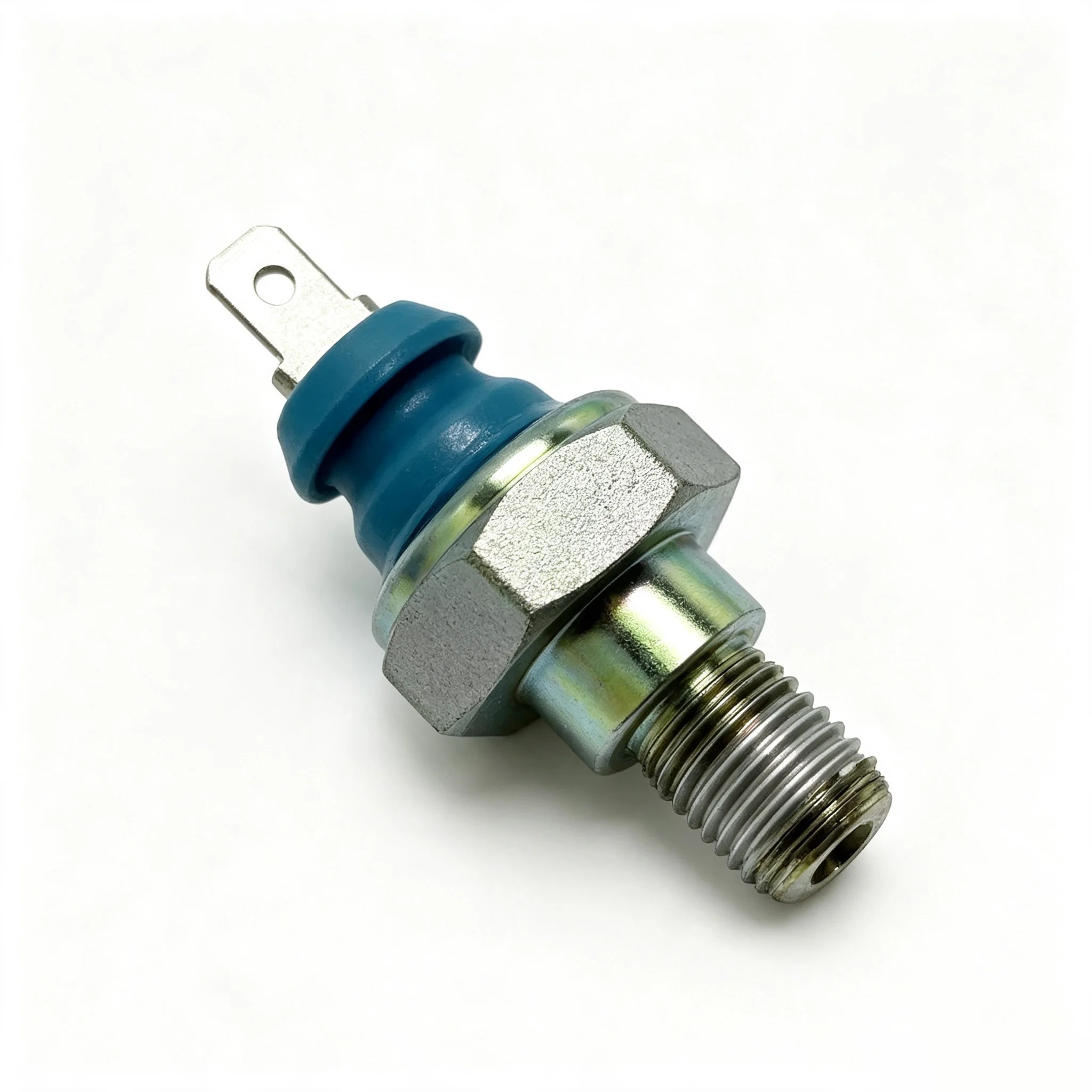 Hydraulic Pressure Sensor 7W1238 For Loader Oil System Monitor Replacement Part Heavy Equipment Engine Gauge Tool Silver Blue