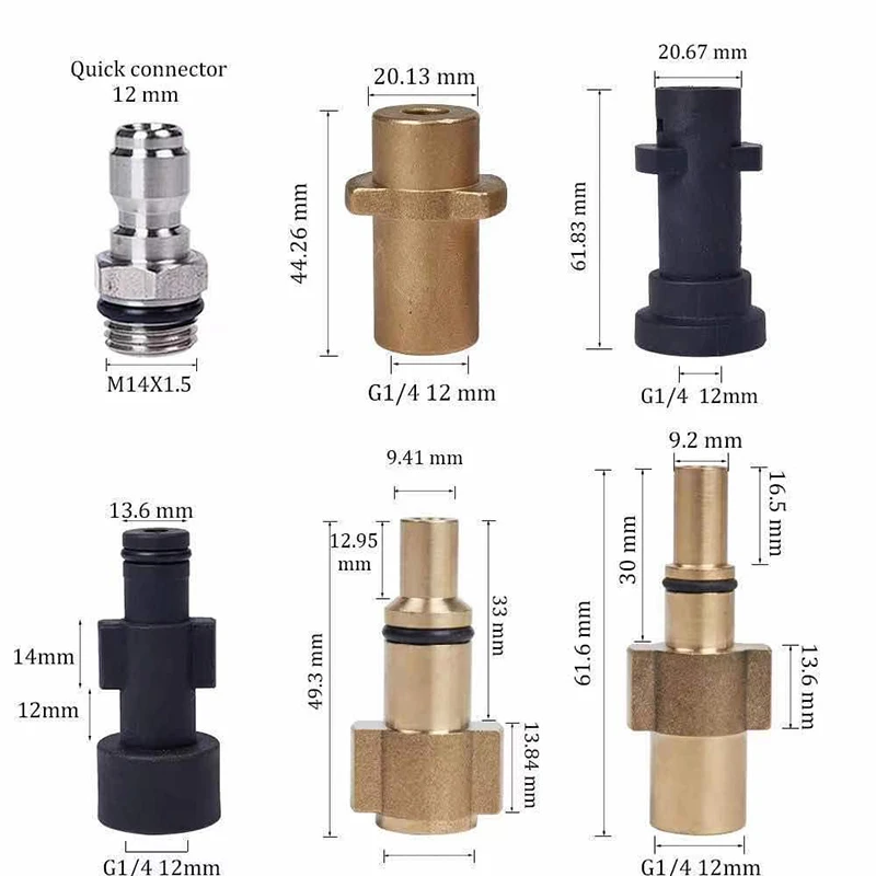 21Inch 4000PSI Car Sprayer Extension Lance.Different Male Thread Adaptor For Brands Of High Pressure Washer Washing Machine