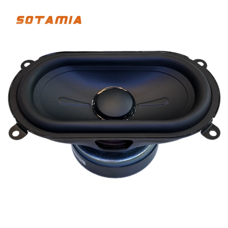 

SOTAMIA 1Pcs Subwoofer Audio Speaker 4 Ohm 50WWaterproof Bass Runway-shaped Long-stroke Subwoofer Hifi Sound Music Home Audio