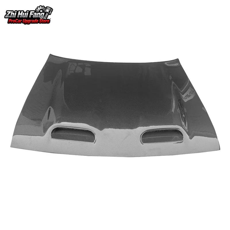 

Suitable for Dodge Challenger Carbon Fiber Modification Double Hole Engine Surround Car Front Hood