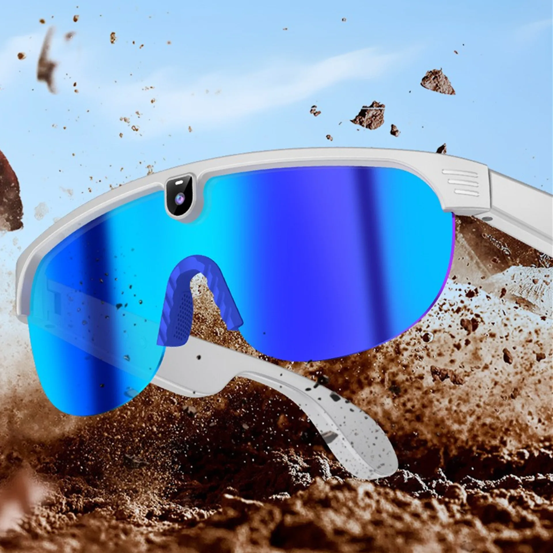 Smart Glasses AI Sports Voice Photography Video Recording Camera Night Vision Mobile Bluetooth Call Music Sunglasses Translator