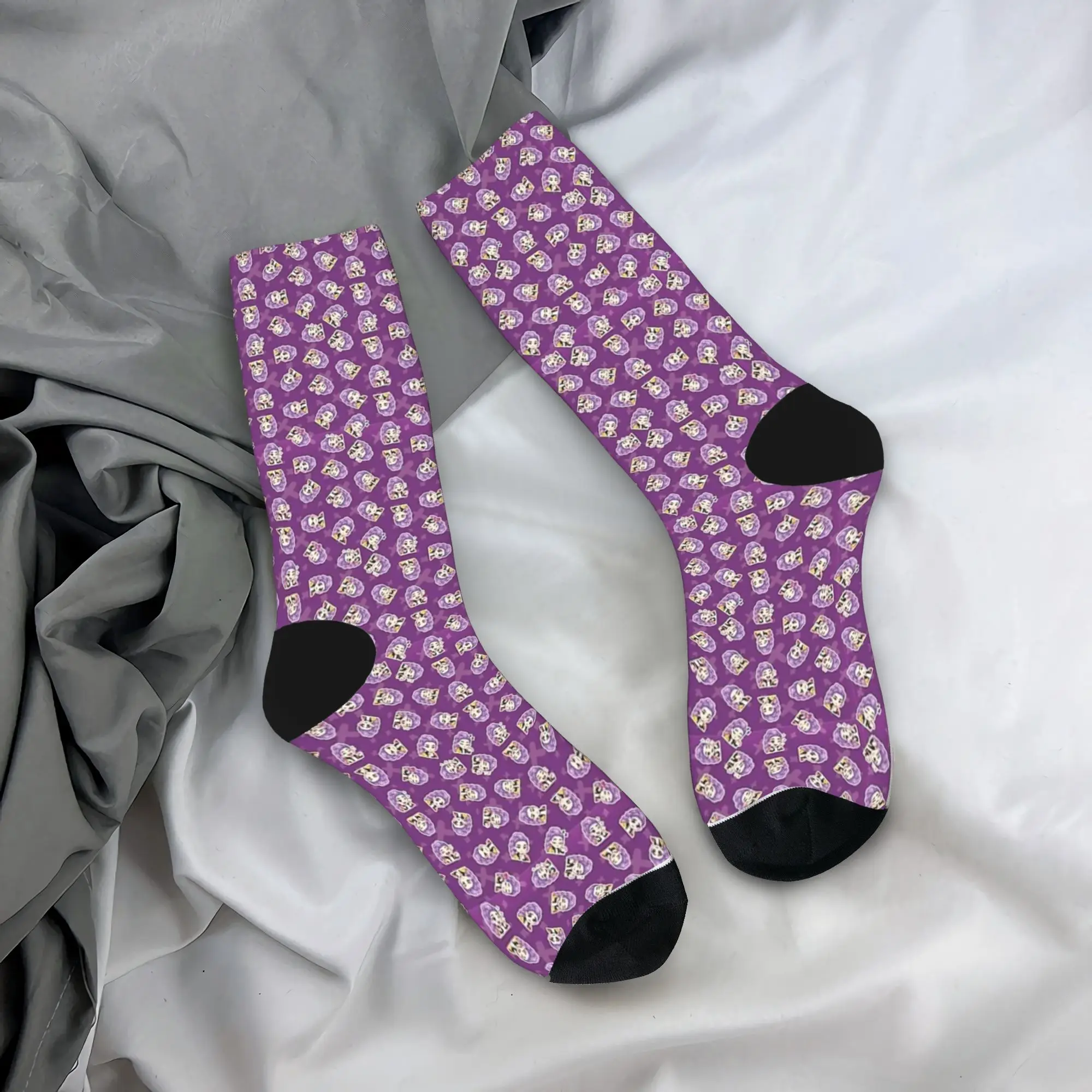 

Unisex Men Socks Rumi Girl Huntrix Kpop Demon Hunters Stockings Autumn Trendy Quality Socks Running Sports Anti Bacterial Socks