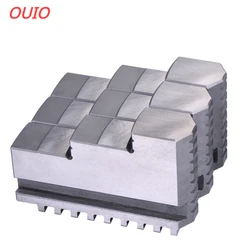 OUIO Positive Claw K11-80 K11-100 K11-125 K11-130 K11-160 K11-200 Universal Three-jaw Chuck Claw Card Foot 3Pcs/Set Mechanical