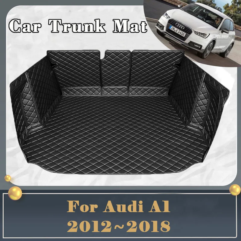 

Car Trunk Mat For Audi A1 8X 2012~2018 Dirt-resistant Fully Surrounded Trunk Mat Rear Cargo Tray Car Accessories 2 Door 2017