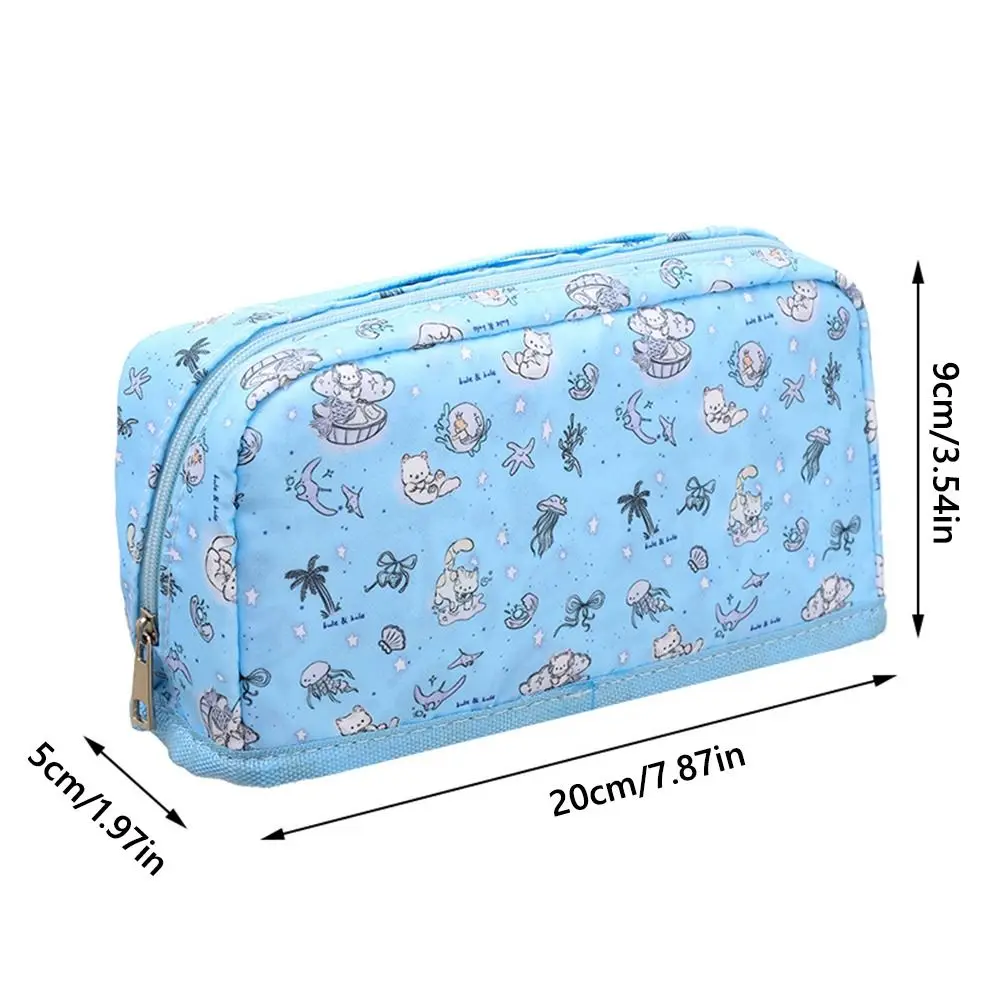 Multifunctional Multilayer Pen Bag Large Capacity Multifunctional Stationery Bag Stationery Storing Bag Students
