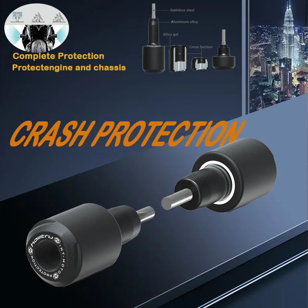 

For Yamaha MT-07 2013-2024 FZ 07 2013-2024 XSR700 2016-2024 Crash Protection Bobbins Fall prevention