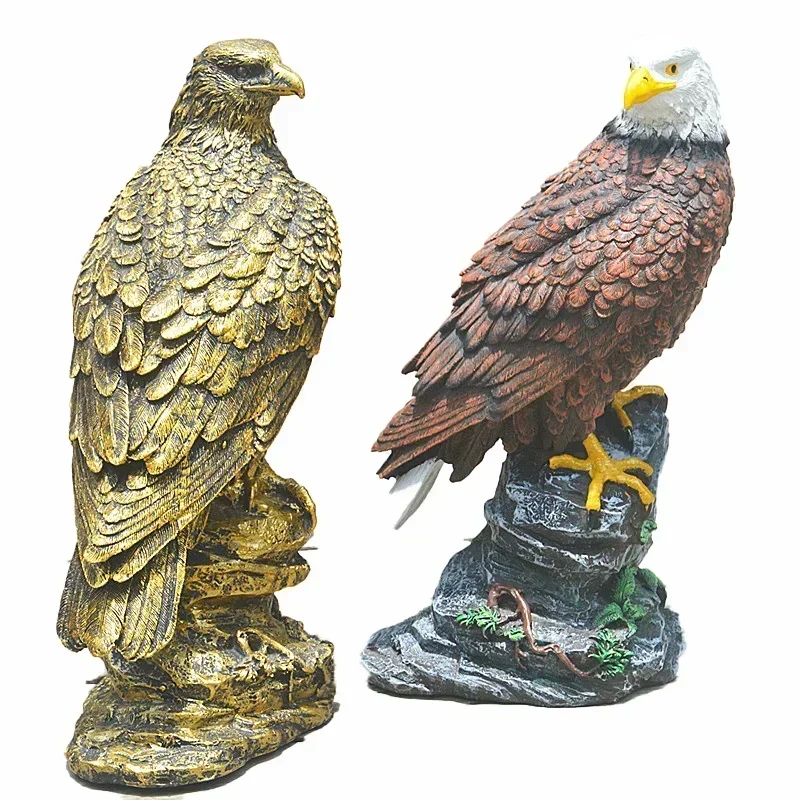 

European style Eagle outdoor garden decorative statue Resin art sculpture Home living room, office, garden animal statue