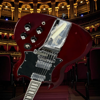 Free Shipping SGS Dark Red Sound Strong Mahogany Body Rosewood Neck 2026 Electric Guitar New Item