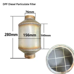 Universal Silicon Carbide Diesel Particulate Filter DPF Exhaust System Exhaust Filter Resistant to High Temperature