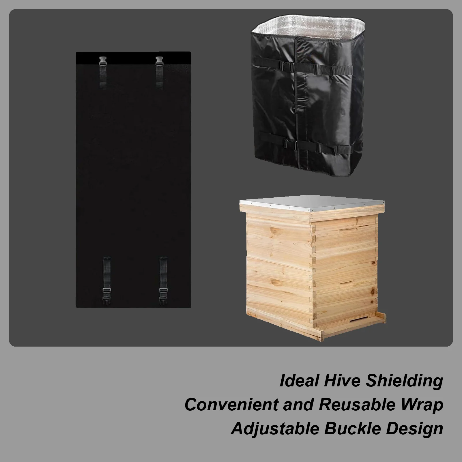 

Winter Bee Hive Wrap Waterproof Warm Bee Hive Insulation Wrap Windproof Reusable Beekeeping Supplies For Farm Owners Apiary