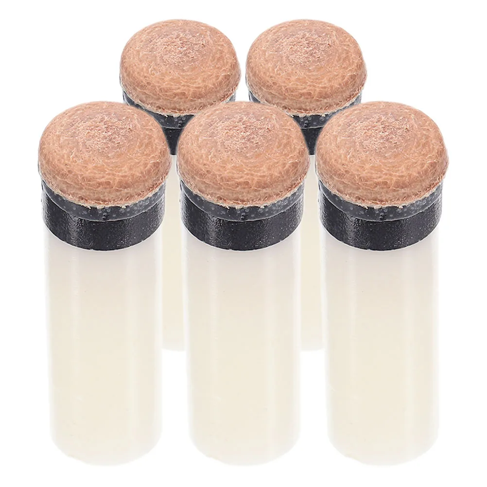 

5pcs Billiard Screw-On Tip Small Replacement For Sticks Durable Lightweight Portable Accessories Screw-On Tips Replacement Kit