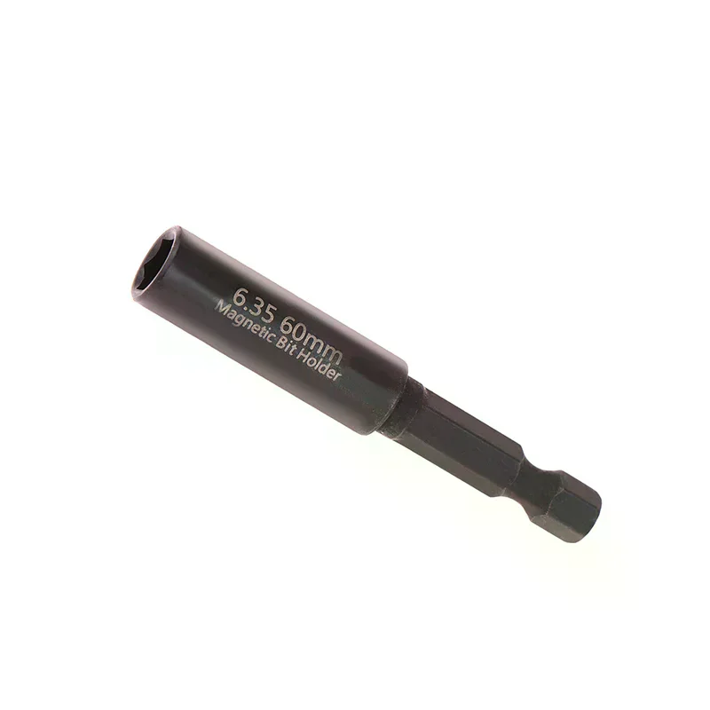 1pc 60mm 1/4in Screwdriver Holder Drill Bit Magnetic Extension Rod Hex Shank Adapter Tip Hand Tool
