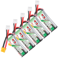 Gaoneng GNB 350mAh 2S 7.6V 70C LiHV Lipo Battery PH2.0 XT30 Plug For 1:28 RC Car Cine Whoop 60-130mm Brushless FPV Drone