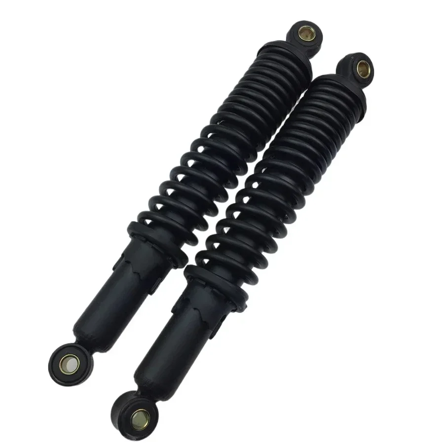 2pcs for CG125 Motorcycle Shock Absorbers Modified Extended Damper Custom Pitch about 35CM Matte Black Style