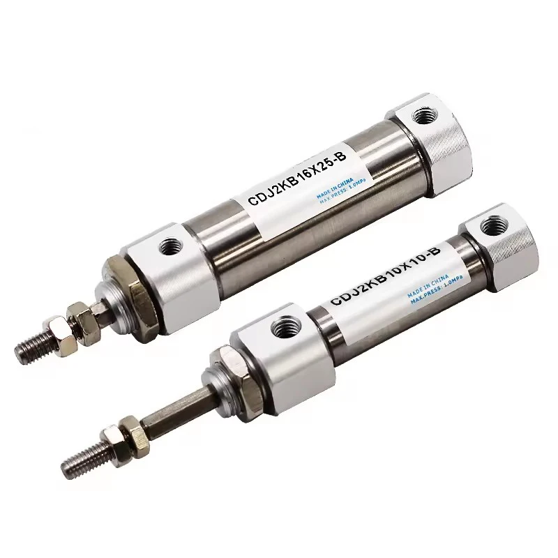 Pneumatic Cylinder CDJ2KB Hexagonal Anti Rotation Stainless Steel Pen Type Standard CDJ2KB10/16-10-20-50-60-75-100-125-150-200B