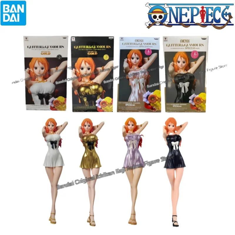 

В наличии Bandai, оригинальная коробка, гаражный комплект, модель, цельный блестящий гламур, Нами, персонажи аниме, Коллекционная фигурка, статуя