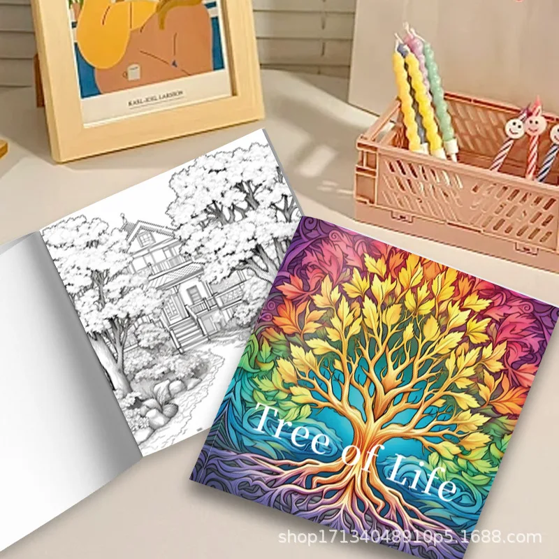 Hot Character Pattern Coloring Graffiti Drawing Book Stress Relief Hand Painting Notebook In Stock For Daily Relax Creation