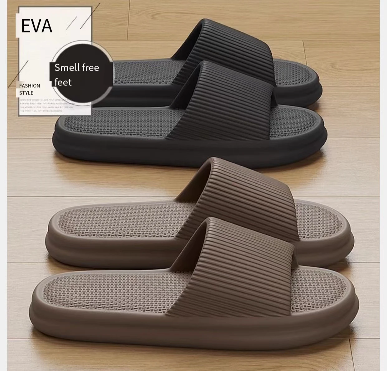 Eva Sandalen En Slippers Voor Buitenkleding In De Zomer, Met Een Sterke Geurbestendigheid En Een Dikke Zool Voor Gebruik Binnenshuis. Antislip Cou