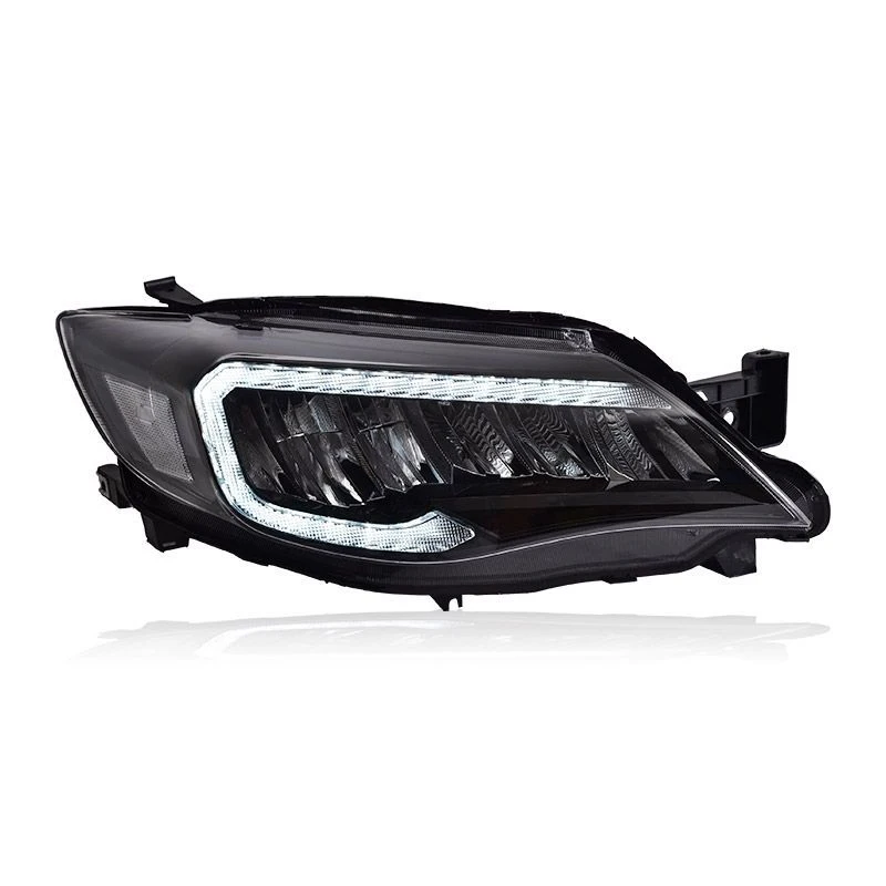 Car led HeadLamp for Subaru WRX LED Headlight 2008-2014 Headlights Impreza DRL Turn Signal High Beam Angel Eye Projector Lens