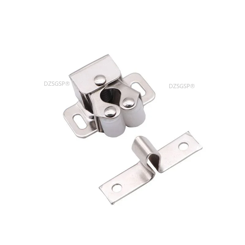 Double Roller Cabinet Cupboard Door Catch Latch Vintage Rubbed Home Dressers Closet Accessories Hardware Tool image 6