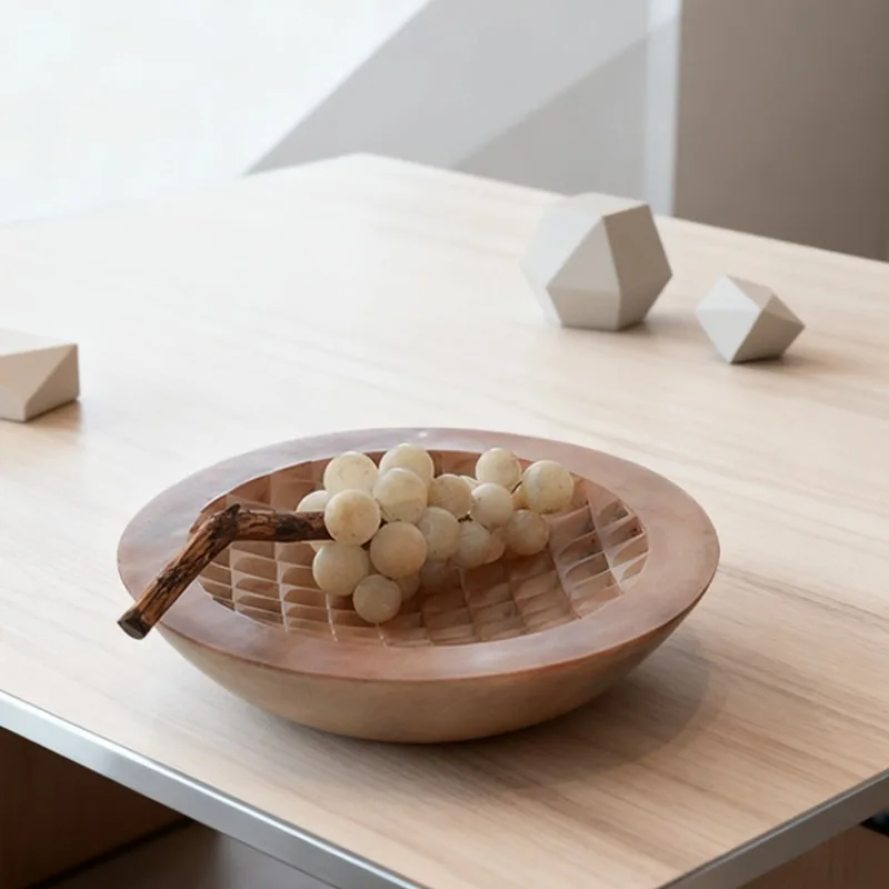 Luxury Fruit Bowls Decorative Fruits Plates Modern Living Room Tray Minimalist Aesthetic Restaurant Trays Table Decorations