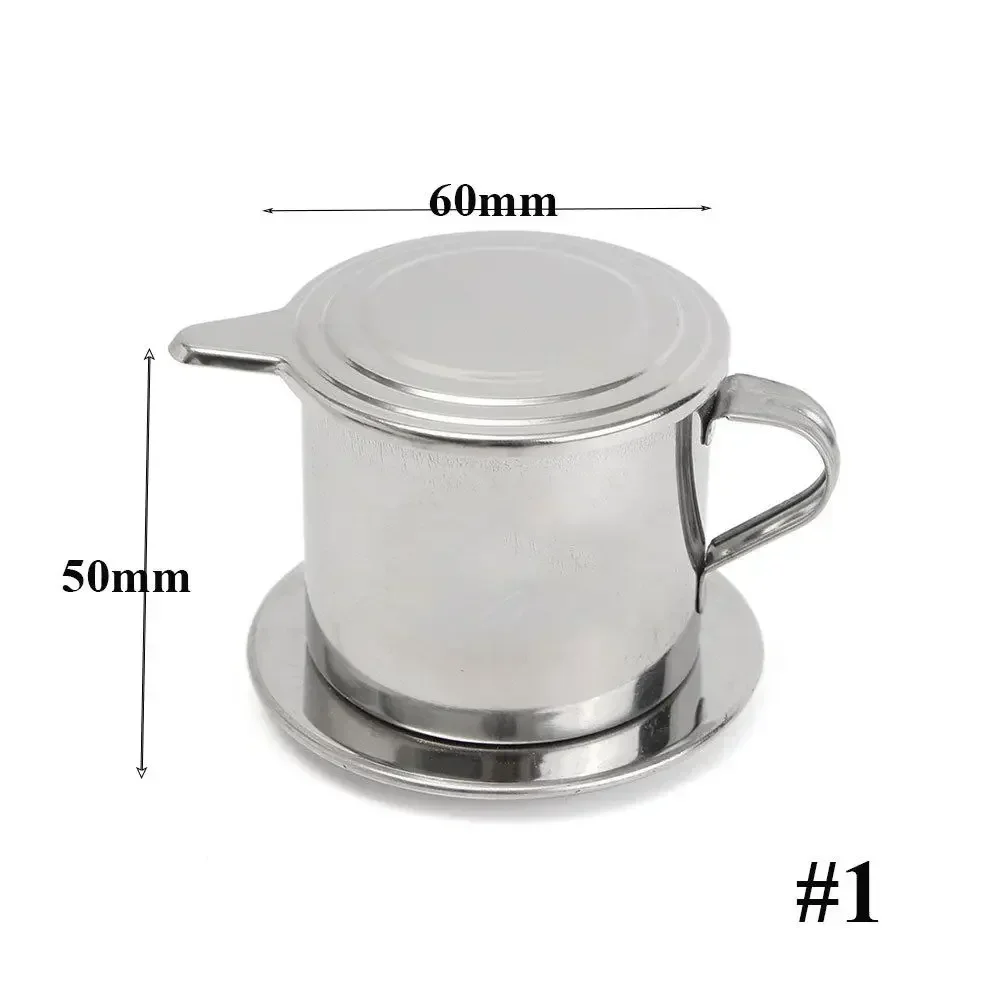 Vietnamese Coffee Filter Stainless Steel Maker Pot Infuse Cup Delicious Serving