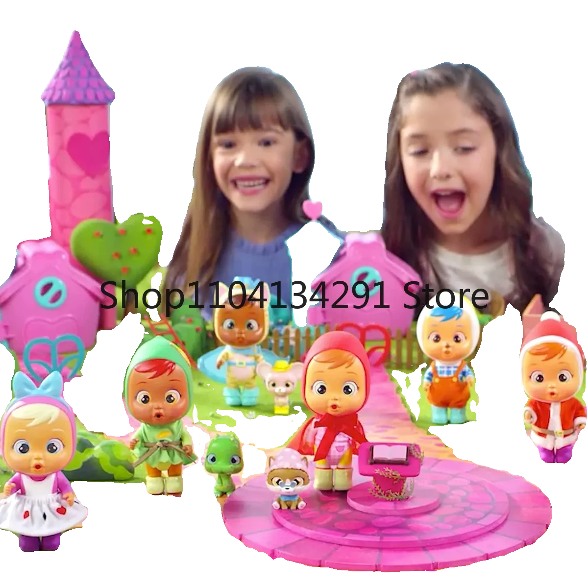 الأصلي صرخة Beies البكاء دمية ماجيك الدموع صندوق أعمى تحصيل لعبة لعب الأدوار تمثال نموذج لعبة أطفال هدية عيد ميلاد