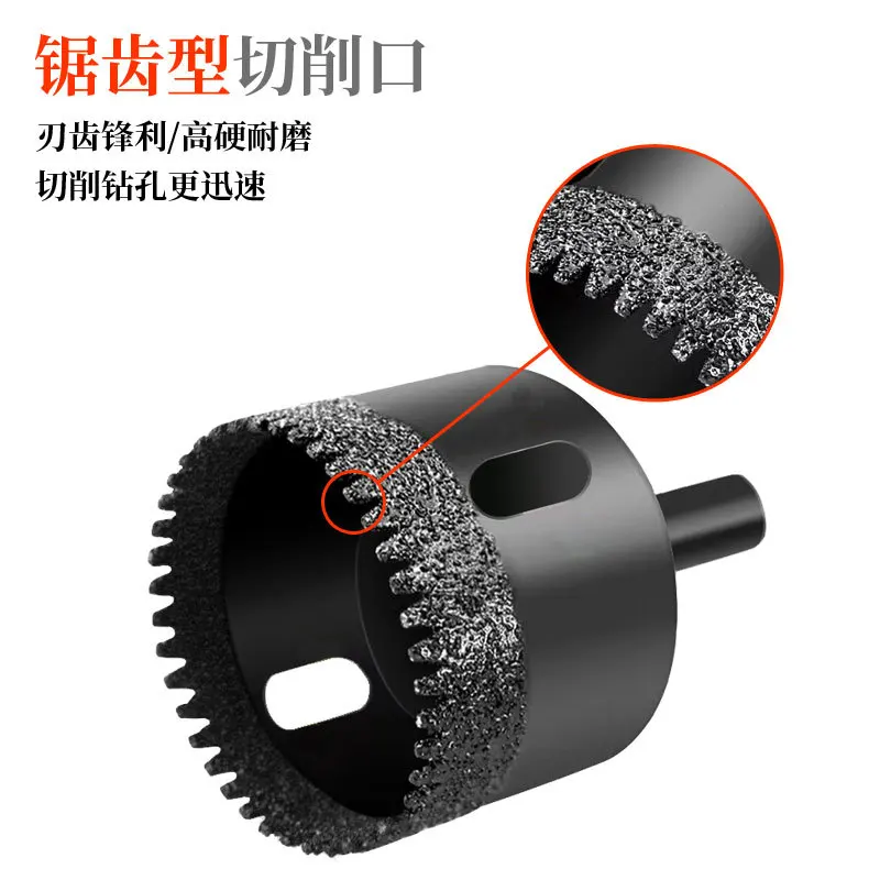 1Pcs 20-60mm M14 Thread Diamond Dry Vacuum Brazed Drilling Core Bits Porcelain Tiles Crowns Drill Granite Marble Hole Saw Tools