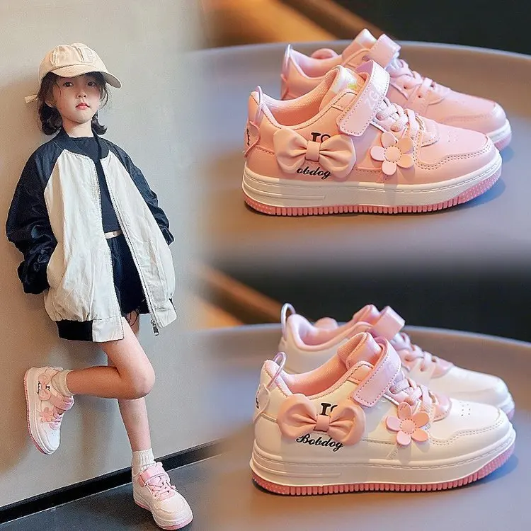 Girls shoes 2022 autumn new children\'s board shoes casual shoes spring and autumn for children little girl  Korean version