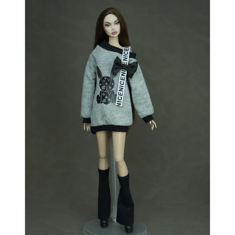 Neue 1/6 Skala Puppe Outfit Rock Bein Abdeckung Kleidung Set für 30 cm Dünne BJD Mädchen Puppen Dress Up Spielzeug puppenhaus Zubehör – Detail 7