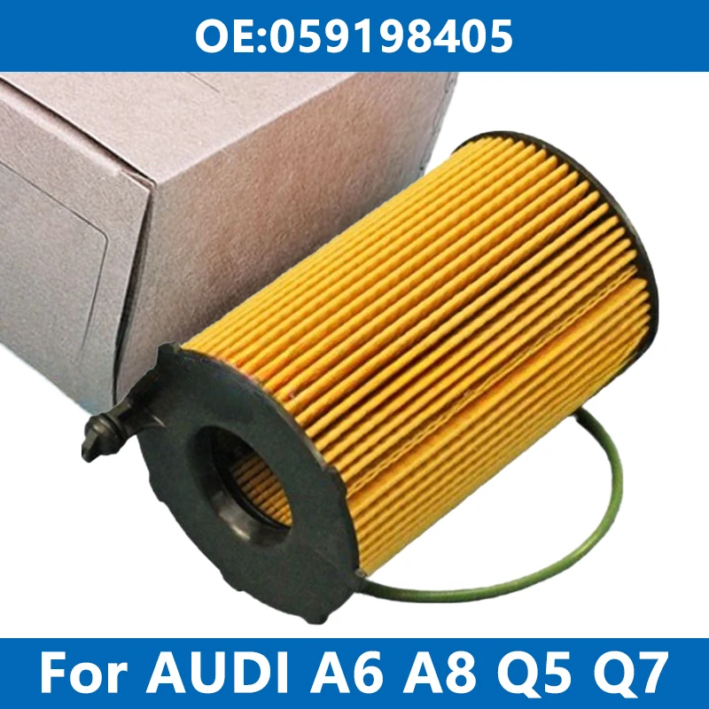 Car Engine Oil Filter Kit 059198405 For AUDI B8 C7 D4 A4 A6 A7 A8 Q5 Q7 3.0TDI quattro Avant Allroad for VW TOUAREG 3.0 V6