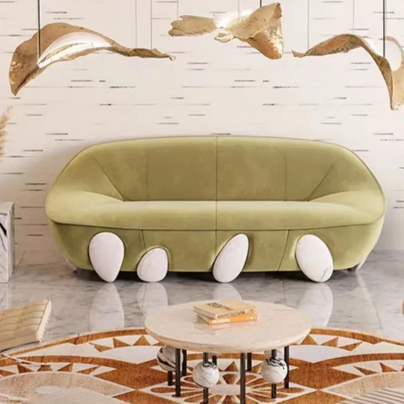 Style italien, minimaliste, tissu, canapé, personnalité, créativité, taille, luxe léger, style wabi-sabi, rangée droite