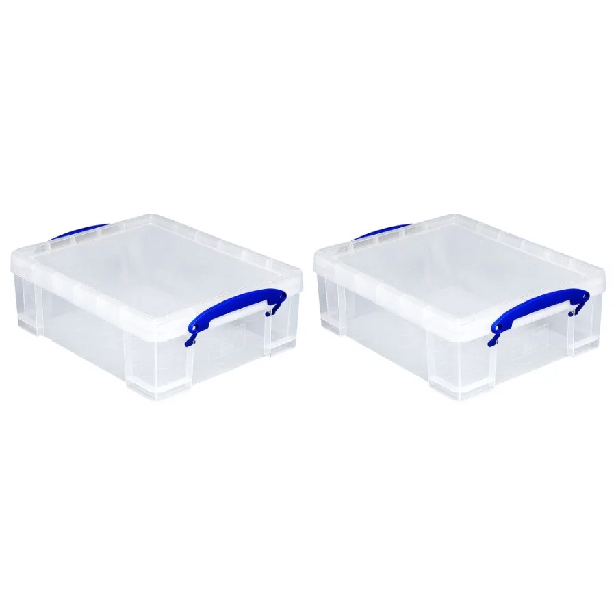 

8.1L Storage Container with Clip Lock Handles 2 Pack