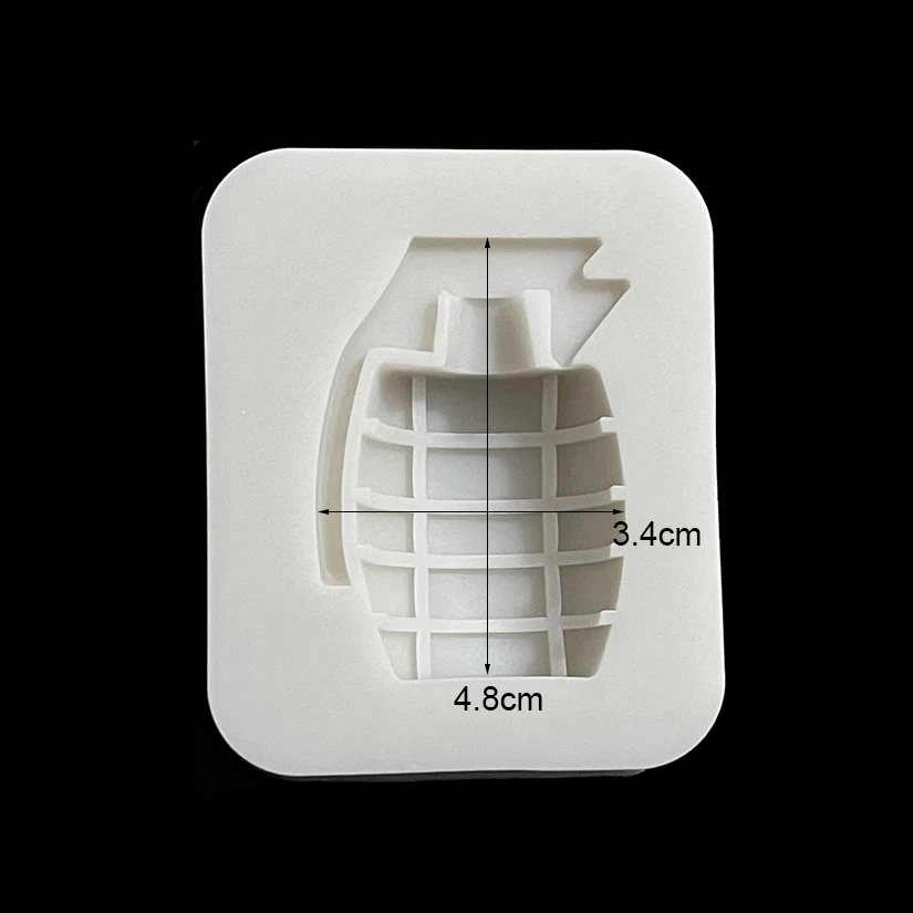 Hand Grenade Silicone Mold Sugarcraft Chocolate Cupcake Baking Mold Fondant Cake Decorating Tools - view 6