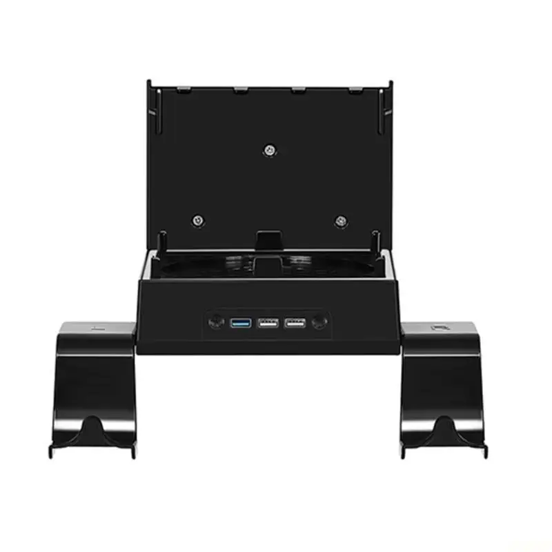 B03F Console Cooling Fan Stand Cooler Base 3 Speed Adjustable Wall-mount Heat-dissipation Bracket Holder for XB view 2