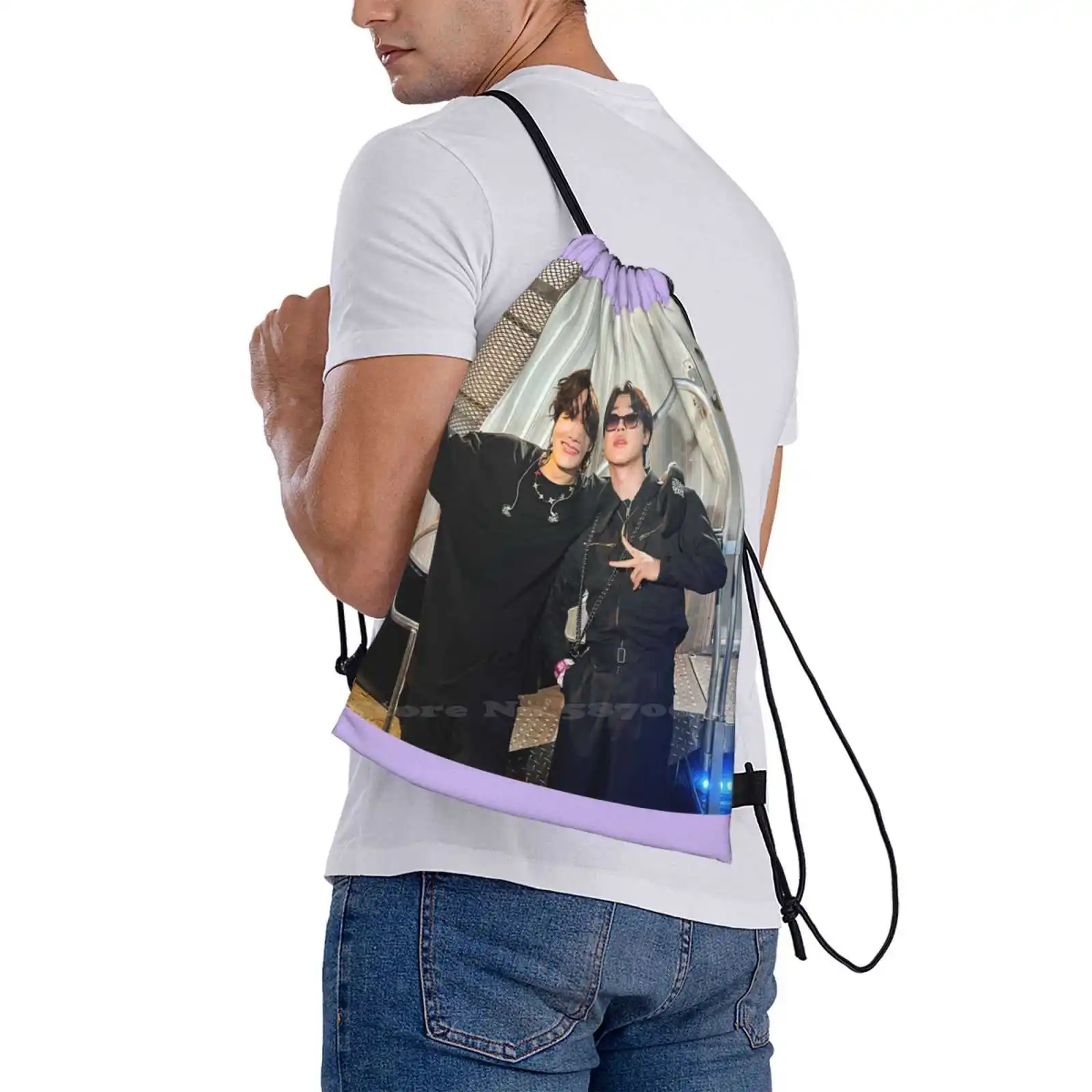 Jhope X Jimin Hobipalooza Hot Sale Backpack Fashion Bags Weverse Magazine Weverse Weverse Butter Hobipalooza Jhope Solo